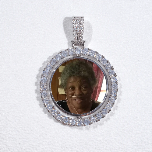 3D Spinning 2-Faced Custom Picture Pendant