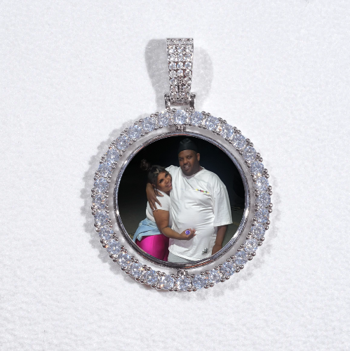 3D Spinning 2-Faced Custom Picture Pendant