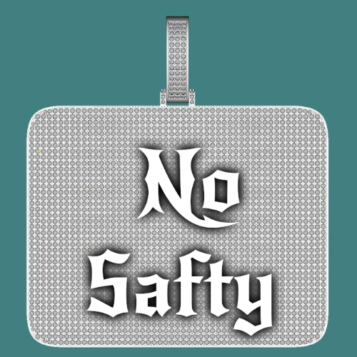 CUSTOM LETTER NECKLACE 3D BIG SQUARE