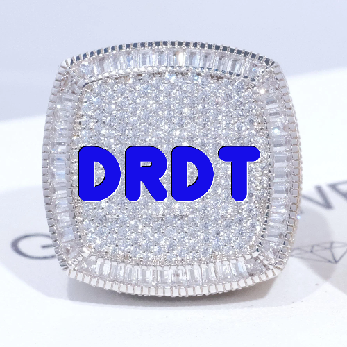 CUSTOM LETTER 3D ICED RING