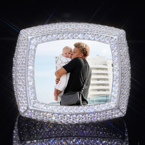 3D CUSTOM PICTURE ICED RING