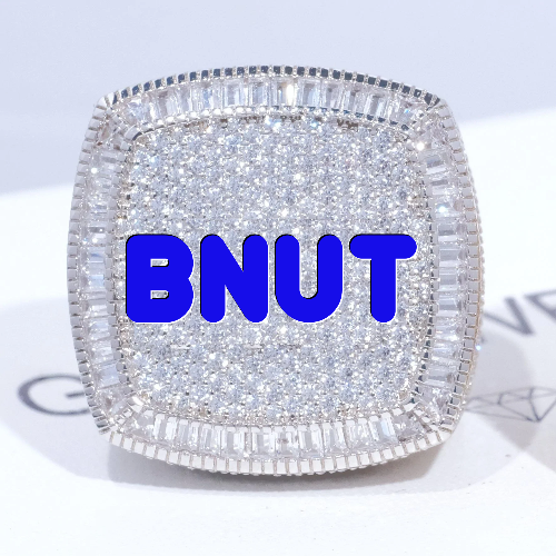CUSTOM LETTER 3D ICED RING