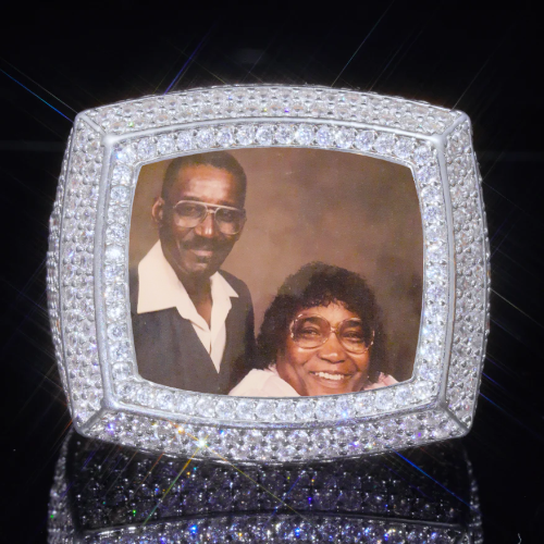 3D CUSTOM PICTURE ICED RING