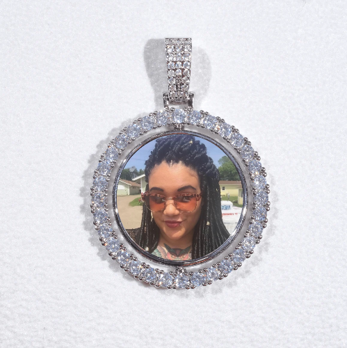 3D Spinning 2-Faced Custom Picture Pendant