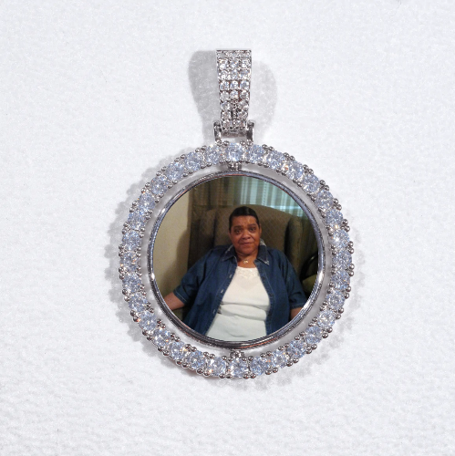 3D Spinning 2-Faced Custom Picture Pendant