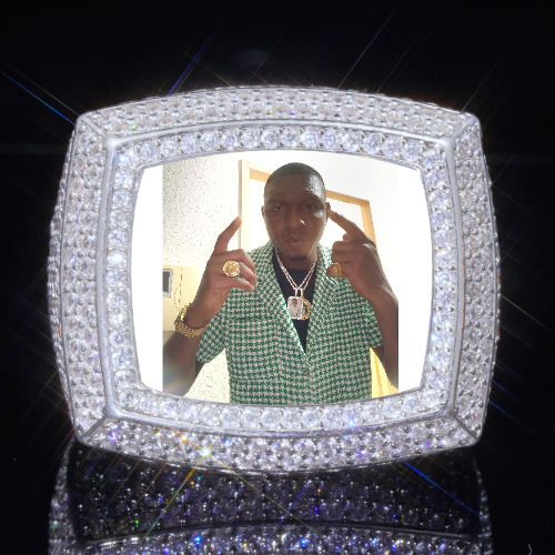 3D CUSTOM PICTURE ICED RING