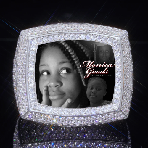 3D CUSTOM PICTURE ICED RING
