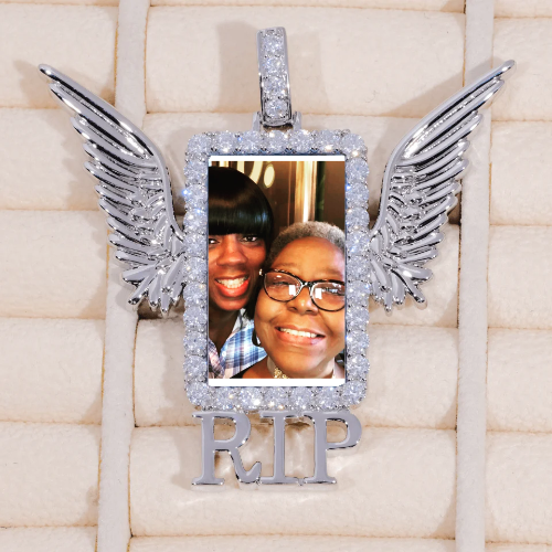 RIP WING 3D CUSTOM PICTURE PENDANT
