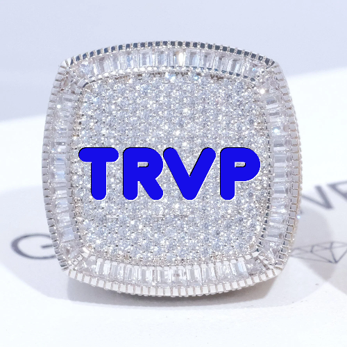CUSTOM LETTER 3D ICED RING