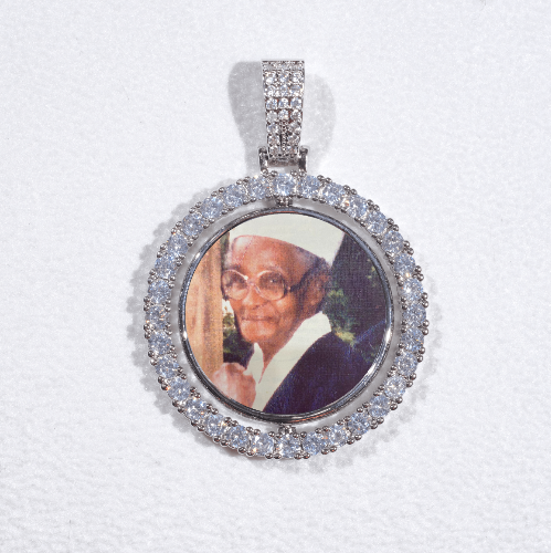 3D Spinning 2-Faced Custom Picture Pendant