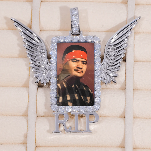 RIP WING 3D CUSTOM PICTURE PENDANT