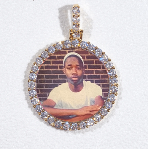 3D CIRCLE CUSTOM PICTURE PENDANT SMALL SIZE