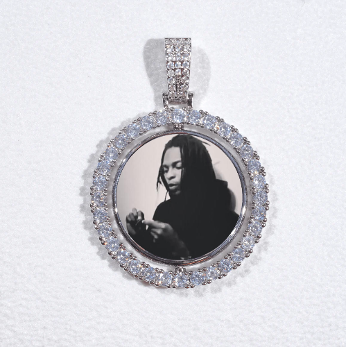 3D Spinning 2-Faced Custom Picture Pendant