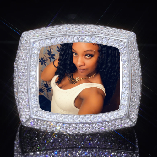 3D CUSTOM PICTURE ICED RING