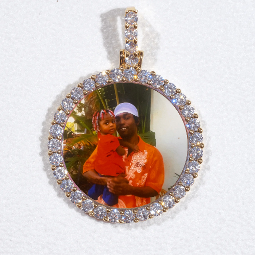 3D CIRCLE CUSTOM PICTURE PENDANT SMALL SIZE