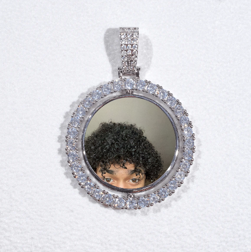 3D Spinning 2-Faced Custom Picture Pendant