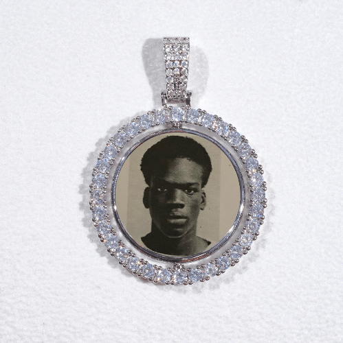 3D Spinning 2-Faced Custom Picture Pendant