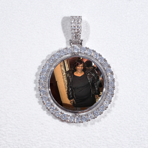 3D Spinning 2-Faced Custom Picture Pendant