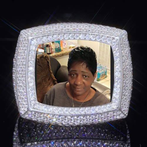 3D CUSTOM PICTURE ICED RING