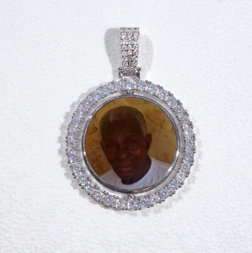 3D Spinning 2-Faced Custom Picture Pendant