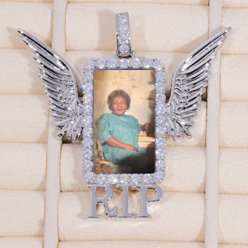 RIP WING 3D CUSTOM PICTURE PENDANT