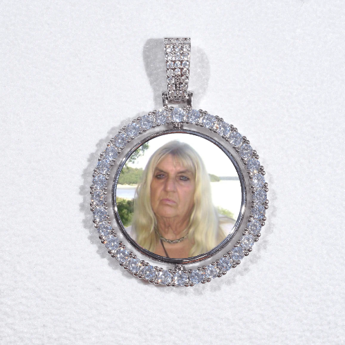 3D Spinning 2-Faced Custom Picture Pendant
