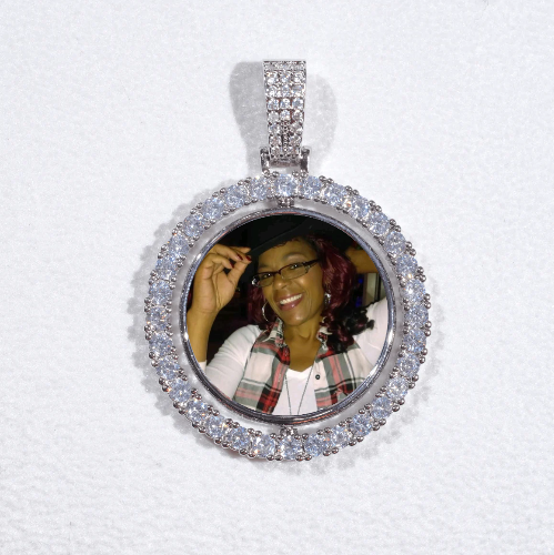3D Spinning 2-Faced Custom Picture Pendant