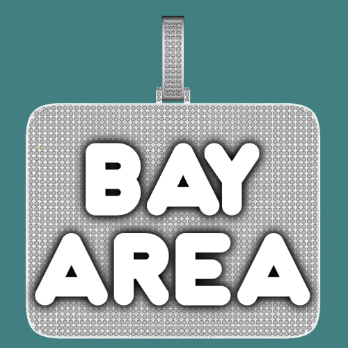 CUSTOM LETTER NECKLACE 3D BIG SQUARE