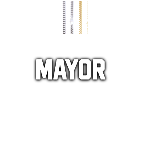 Custom Letters Baguette Two Layer Necklace