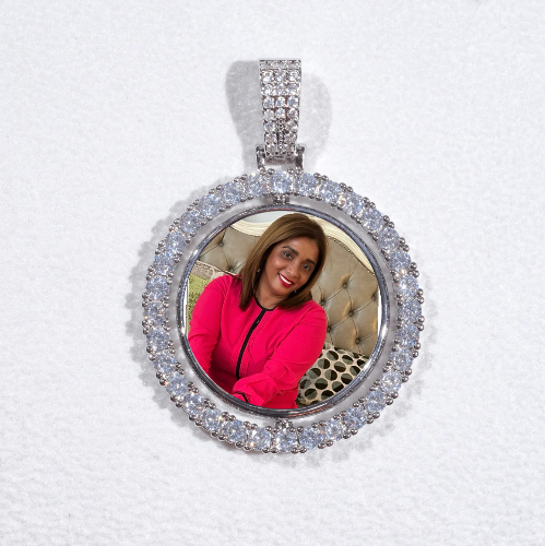 3D Spinning 2-Faced Custom Picture Pendant