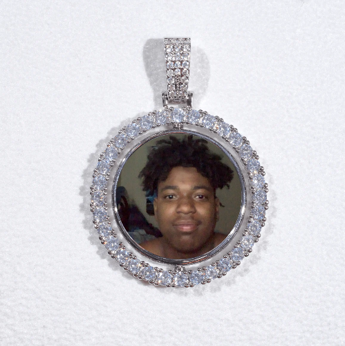 3D Spinning 2-Faced Custom Picture Pendant