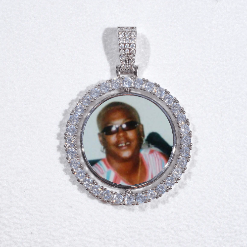 3D Spinning 2-Faced Custom Picture Pendant