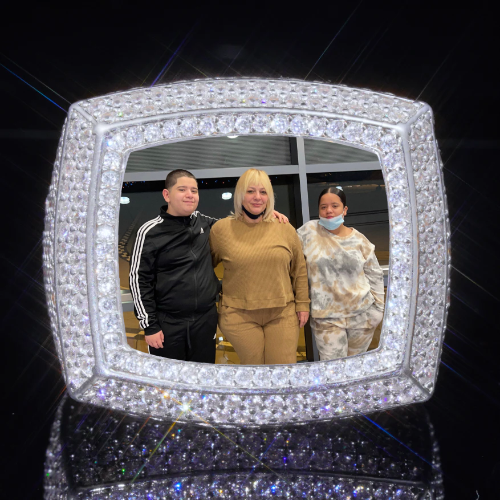 3D CUSTOM PICTURE ICED RING