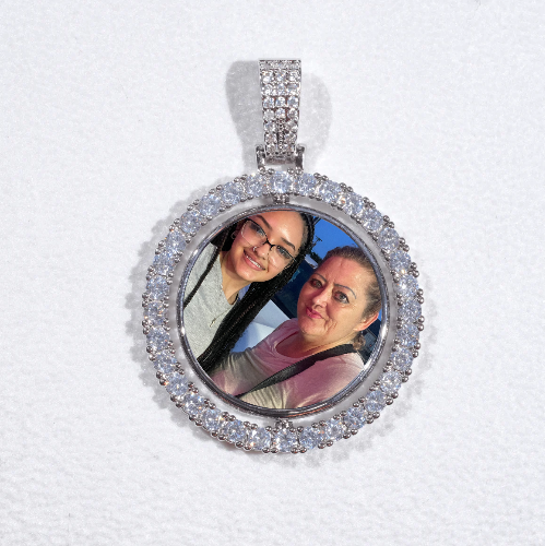 3D Spinning 2-Faced Custom Picture Pendant