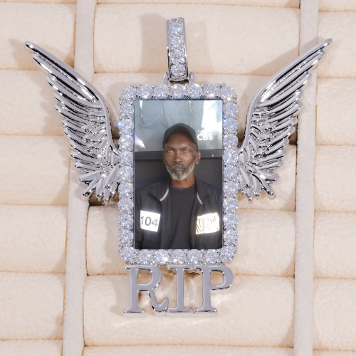RIP WING 3D CUSTOM PICTURE PENDANT