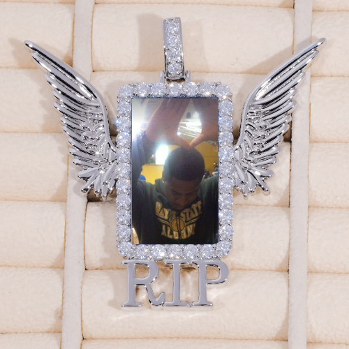 RIP WING 3D CUSTOM PICTURE PENDANT