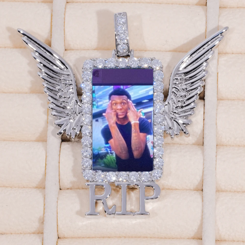 RIP WING 3D CUSTOM PICTURE PENDANT