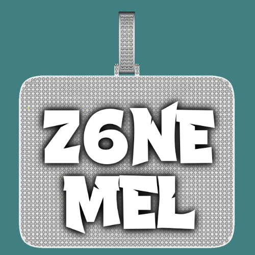 CUSTOM LETTER NECKLACE 3D BIG SQUARE