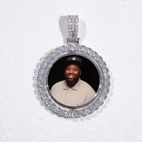 3D Spinning 2-Faced Custom Picture Pendant