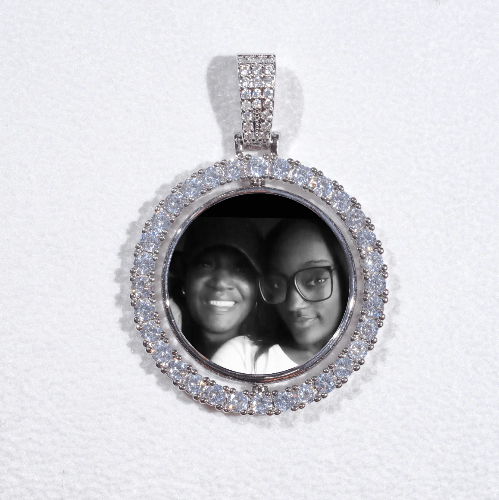 3D Spinning 2-Faced Custom Picture Pendant