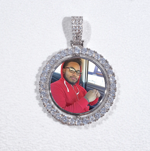 3D Spinning 2-Faced Custom Picture Pendant