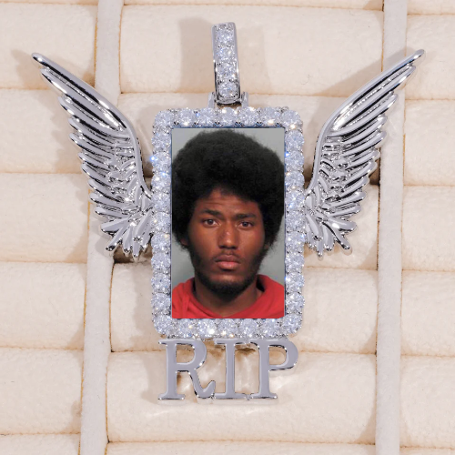 RIP WING 3D CUSTOM PICTURE PENDANT
