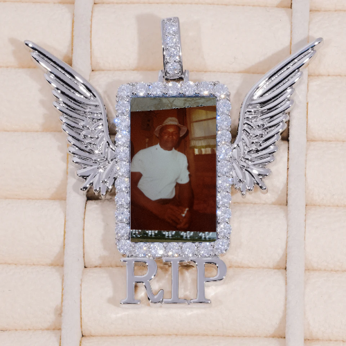 RIP WING 3D CUSTOM PICTURE PENDANT