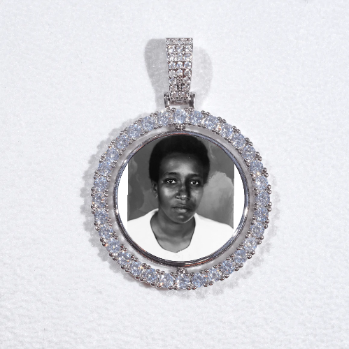 3D Spinning 2-Faced Custom Picture Pendant