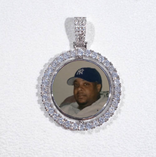 3D Spinning 2-Faced Custom Picture Pendant