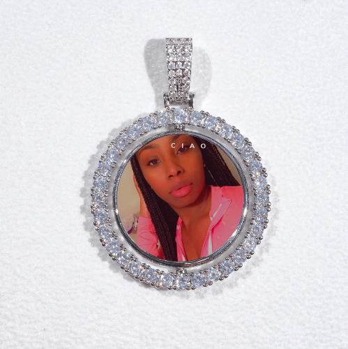 3D Spinning 2-Faced Custom Picture Pendant