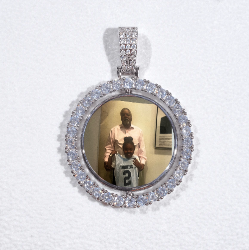 3D Spinning 2-Faced Custom Picture Pendant