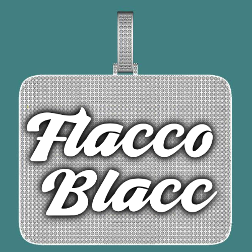 CUSTOM LETTER NECKLACE 3D BIG SQUARE