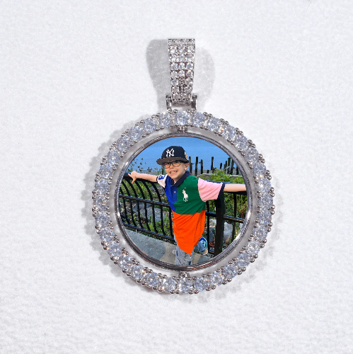 3D Spinning 2-Faced Custom Picture Pendant
