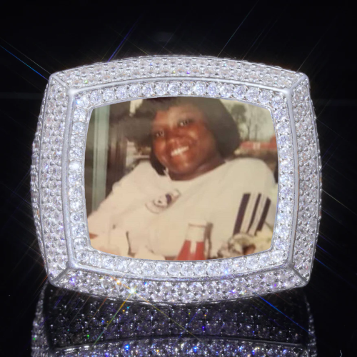 3D CUSTOM PICTURE ICED RING
